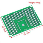2~100Pcs 5X7 Double Sided Tin Plated Breadboard Prototype PCB Board Compatible With Wifi ESP8266 ESP12F ESP12E ESP32 Module