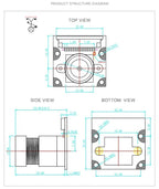 Raspberry Pi 5MP Camera OV5647 1080P Optional Wide Angle Night Vision IR-CUT Fisheye Webcam for Raspberry Pi 4 Model B 3B Plus
