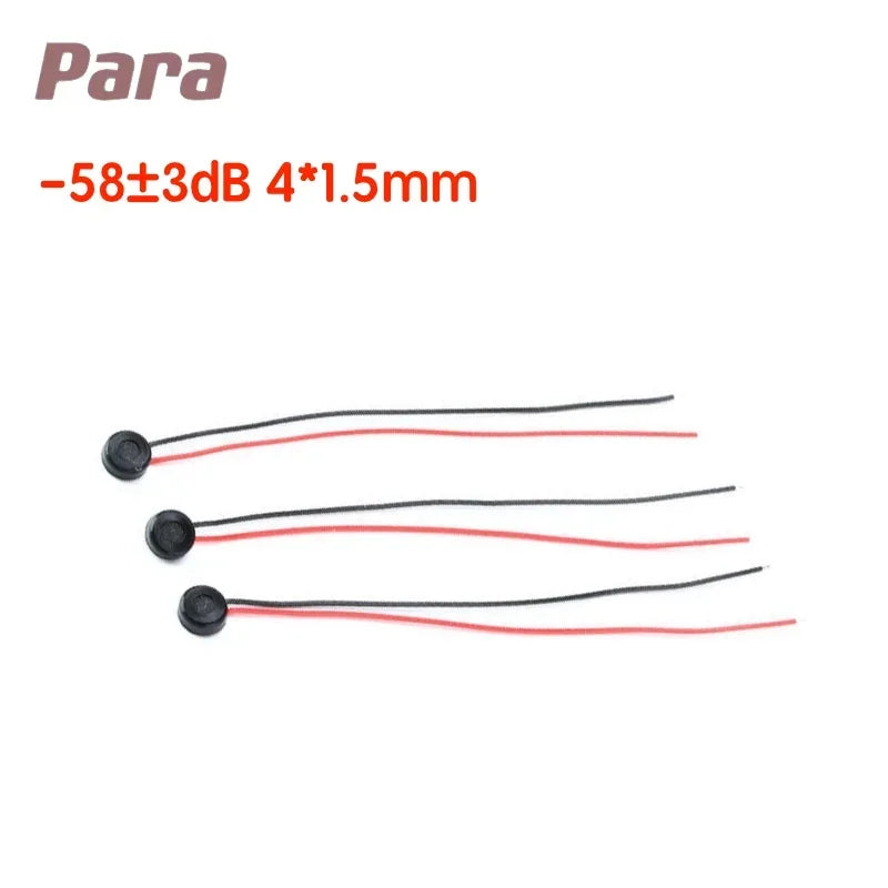 10PCS/LOT Microphone 6*5mm  6*2.2 9*7 4.5*2.2mm  MIC Condenser Electret Pickup 6x5mm 9x7mm 4.5x2.2mm 6x2.2mm MP3 Accessories