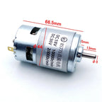 RS-775 DC 12V 24V 36V 48V 60V Dual Ball Bearing Motor 3400RPM 10000RPM 20000RPM Electric Tool DC Motor