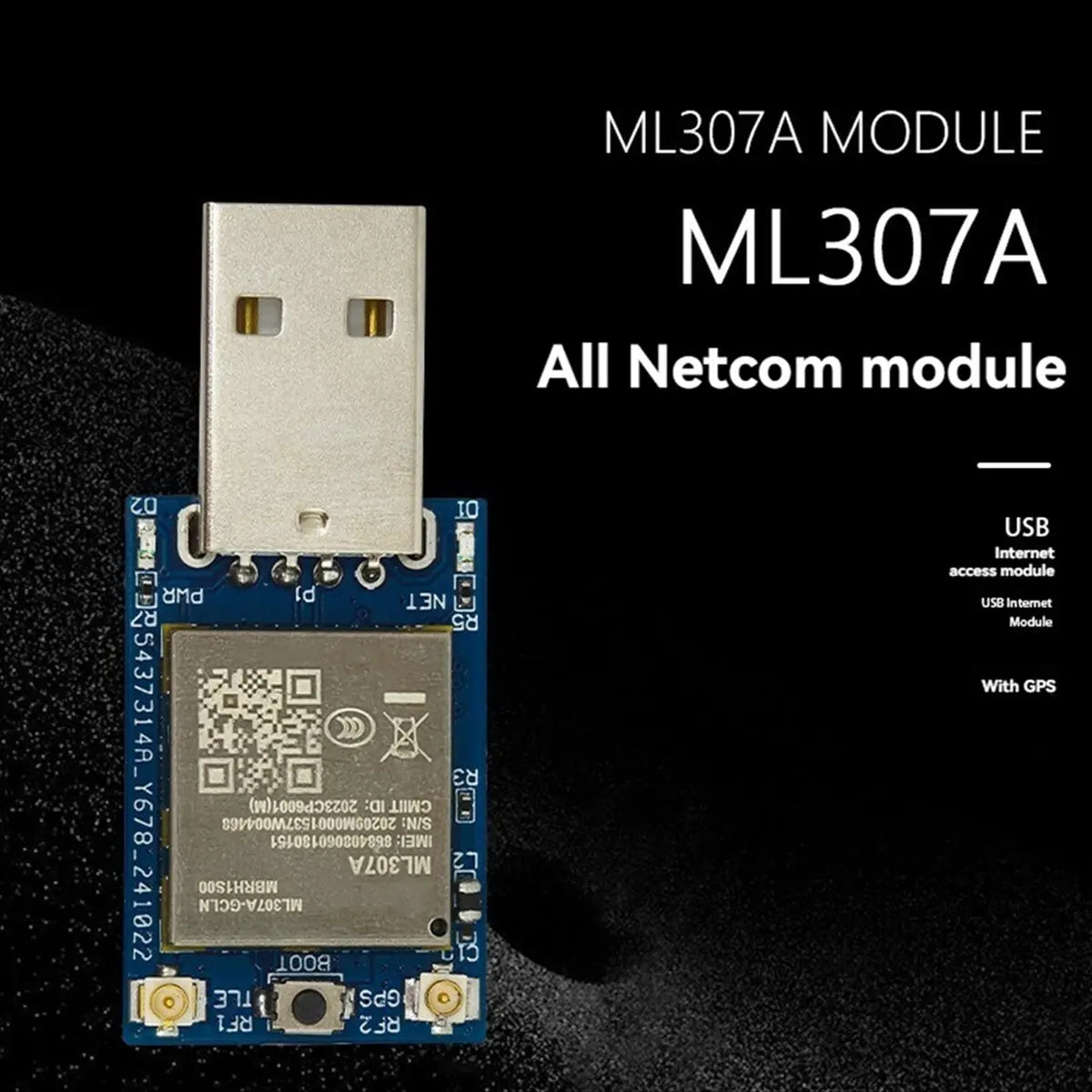 [NEW A09R!】 ML307A 4G Full Netcom Module USB Internet Module With GPS Multi-Functional Portable Module No Driver A