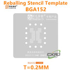 Amaoe BGA Reballing Stencil Template For SSD NAND Flash Memory Chip IC BGA132 BGA316 BGA152 Positioning Solder Plate Tin Net
