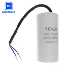 CBB60 450V 5% Motor Run Capacitors 3/4/5/6/8/10/12/14/15/16/18/20/25/30/40/45/50/60UF AC Starting Capacitor for Washing Machine