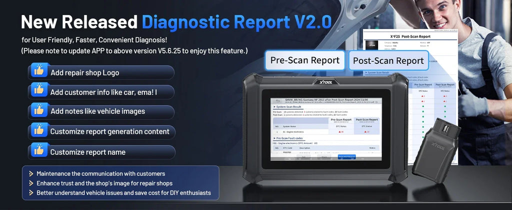 XTOOL D7W Bluetooth Diagnostic Tool All System Automotive Scanner Bi-Directional Control ECU Online Code Built in CAN FD DOIP