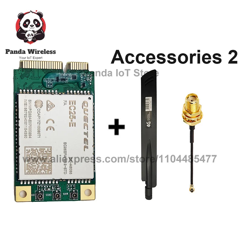 Quectel EC25 Series EC25-E/EC25-EU/EC25-A/EC25-AF/EC25-AFXD/EC25-AUX/EC25-EC/EG25-G/EC25-AFX/EC25-EUX  LTE Mini PCIE with kits