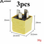 3PCS 4RD 007 794 12VDC Car Relay for Mercedes Benz Original Hella A/C Air Conditioning Fan Fuel Pump Relay