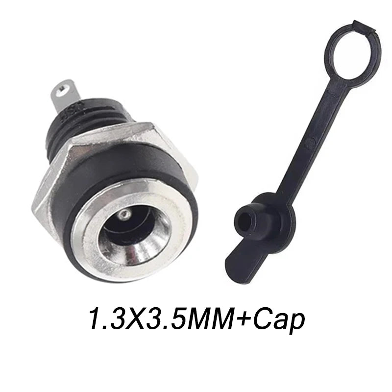 10/50/200Pcs DC-022B DC Power Socket 5.5x2.1/2.5mm Panel Mount Female Jack Socket  DC Connector DC022B