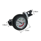 1 Pc Psi Barometer Pressure Gauge Thermometer Air Valve For Inflatable Boat Kayak PVC Pressure Gauge Air Thermometer