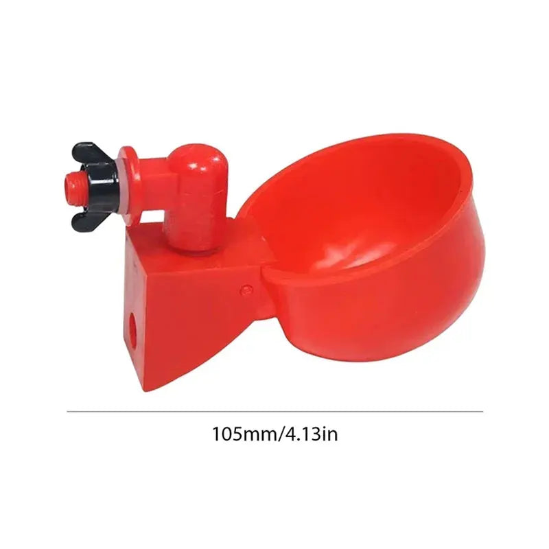 5-50Pcs Chicken Duck Drinking Cup Automatic Drinker Chicken Feeder Plastic Poultry Farm Water Drinking Cups Easy Installation