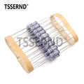 20pcs 1W 5% Wire Wound Resistor Fuse Winding Resistance 0.1R 0.33R 1R 2.2R 3R 4.7R 5.1R 6.8R 10R 22R 68R 100R 200R 510R 0.1 Ohm