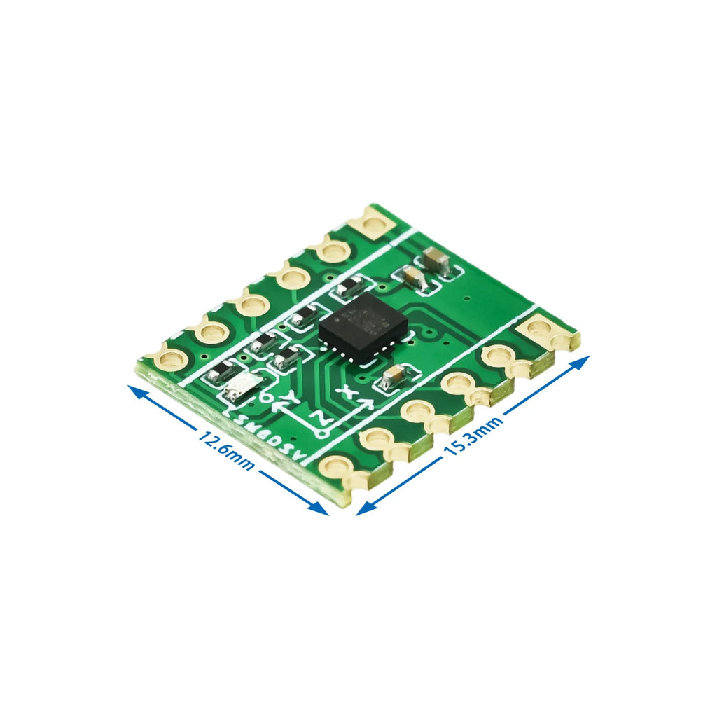 1-10PCS Six-Axis Sensor LSM6DSV Module SPI/I2C Compatible for Smol/SlimeVR - Accelerometer & Gyroscope Data Logging