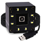 ELP 16MP Autofocus USB Camera IMX298 Sensor Ultra HD No Distortion Webcam with Night Vision White LED for Security System