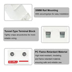 EARU 40A 63A AC 230V 400V Din Rail Automatic Recovery Reconnect Over Voltage Under Voltage Protective Device Protection Relay