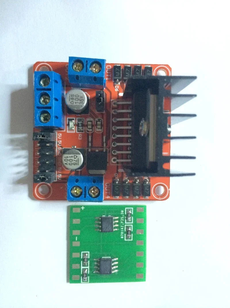 Dual Axis Solar Tracker Sensor + L298N Motor Drive Board Automatic Tracking 12V