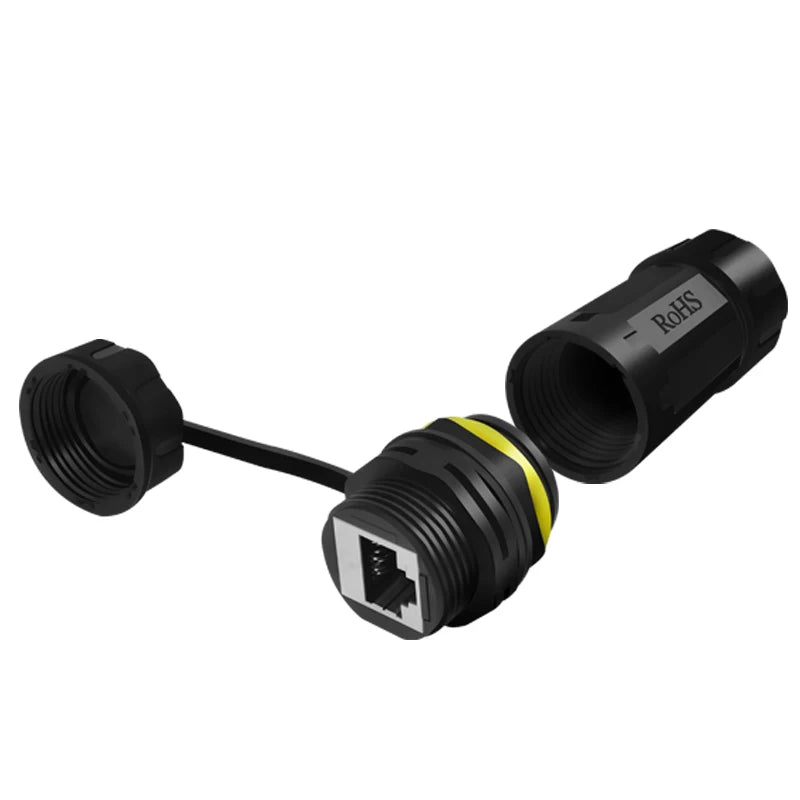RJ45 Connectors Tool Free CAT6A, CAT7 Field Termination Plug Shielded RJ45 Modular Plugs for 2000MHz 40G