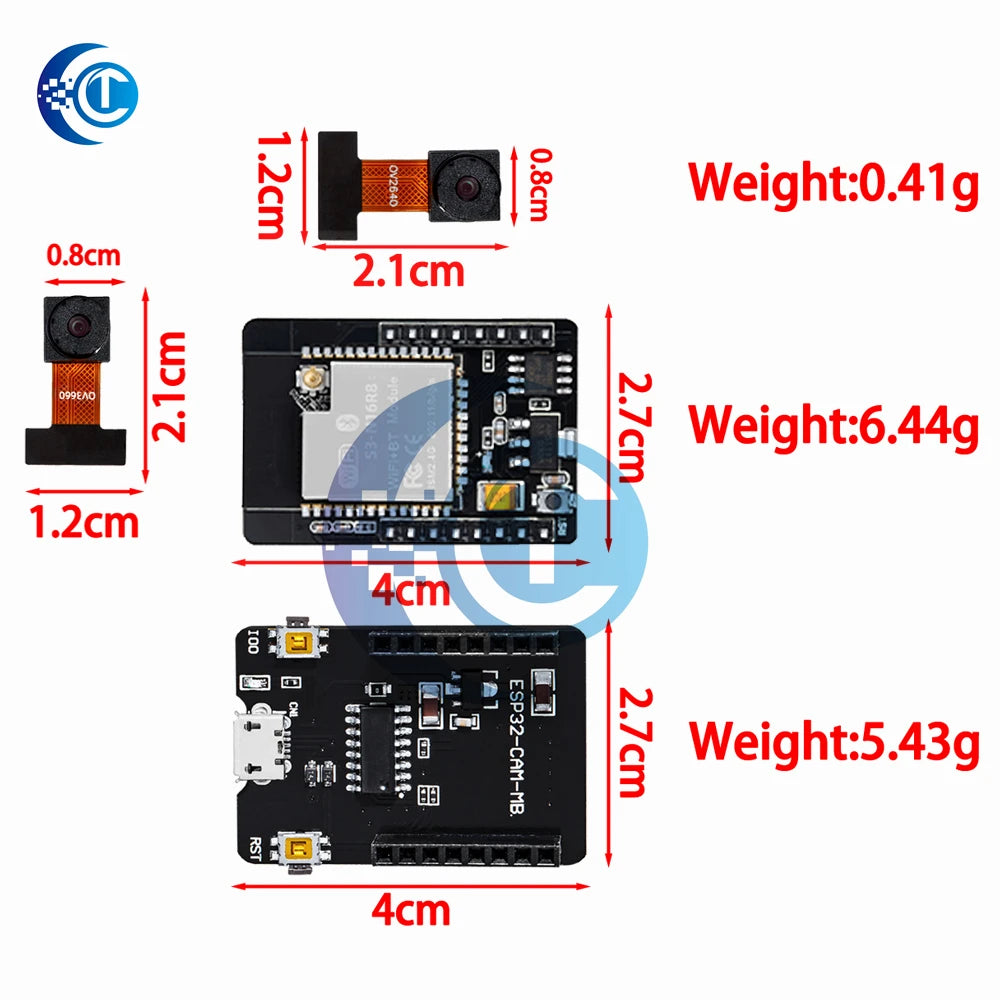 ESP32-S3-N16R8 CAM Development Board WiFi+ Bluetooth Module With OV2640/OV3660 Camera
