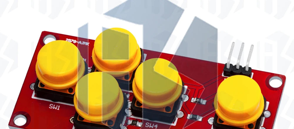 AD Keyboard Simulate Five Key Module Analog Button for arduino Sensor Expansion Board