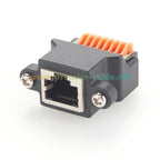 RJ45 Solderless Breakout Board RJ45 8P8C to Quick Spring Crimp Wiring Press Terminal Block Quick Push Extender for PIKA CT301
