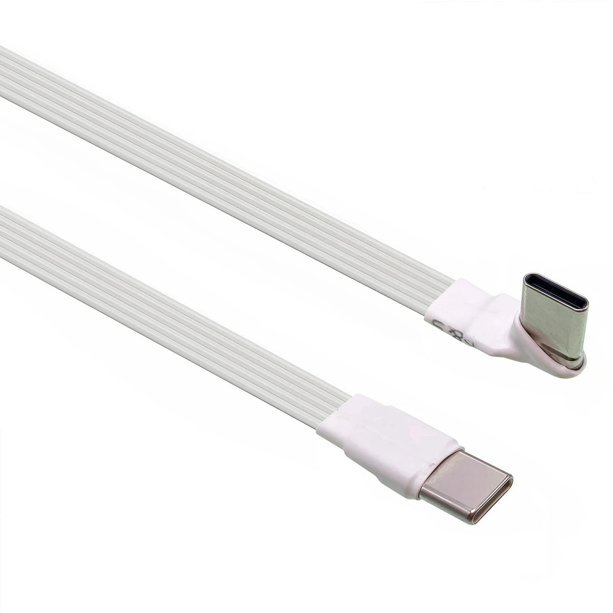 5CM 10CM 30CM USB 2.0 Type-C Flat Cable Extension FPC Cable USB 2.0 USB-C 90° Up/Down Angled Plug 5CM-1M