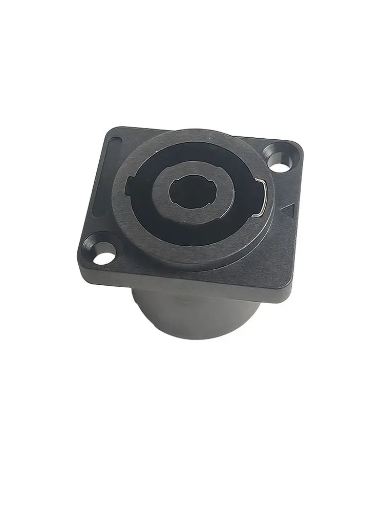 4/10/20pcs Panel Mount 4-Pole Audio Socket with Locking Mechanism - Suitable for Speaker & Amplifier Setups NL4MP