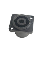 4/10/20pcs Panel Mount 4-Pole Audio Socket with Locking Mechanism - Suitable for Speaker & Amplifier Setups NL4MP