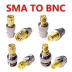 5/20/100PCS Radio Antenna Connector Adapter RF Coax Converter SMA to BNC M/F M/F Radio Antenna Adapters Kit Coaxial