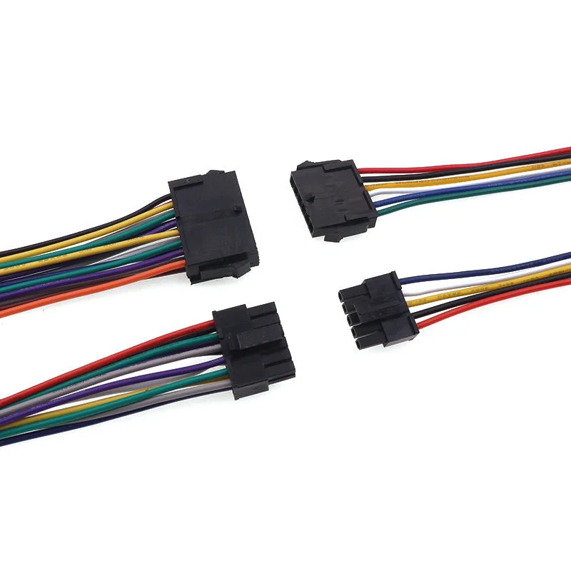 5PC Micro-fit Molex MX3.0 43025 43020 22AWG Dual Row Small 5557 5559 Male Female Air Dock Electronic Terminal Wire Cable Harness
