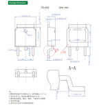 Original CMOS MOSFET CMD1402, CMD3080M, CMD3090L N-Channel TO-252
