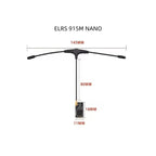 ELRS Receiver 2.4 GHz/915 MHz ExpressLRS High Refresh Rate Drone Communication Antenna for HD Video Transmission and FPV Antenna