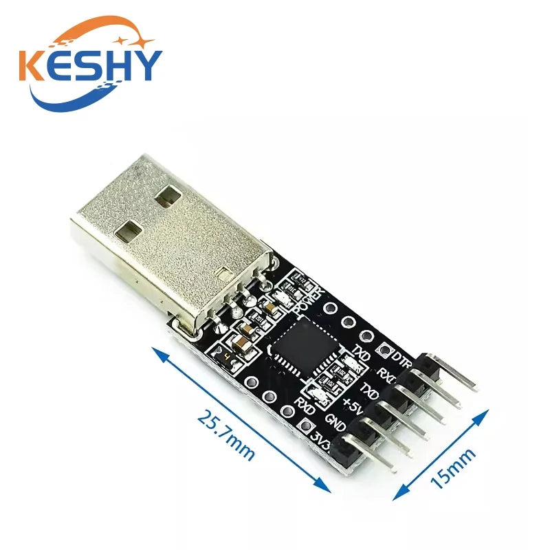 CP2102 USB 2.0 to UART TTL 5PIN Connector Module Serial Converter STC Replace CP2102 CP9102 USB for Aduino USB to TTL Download