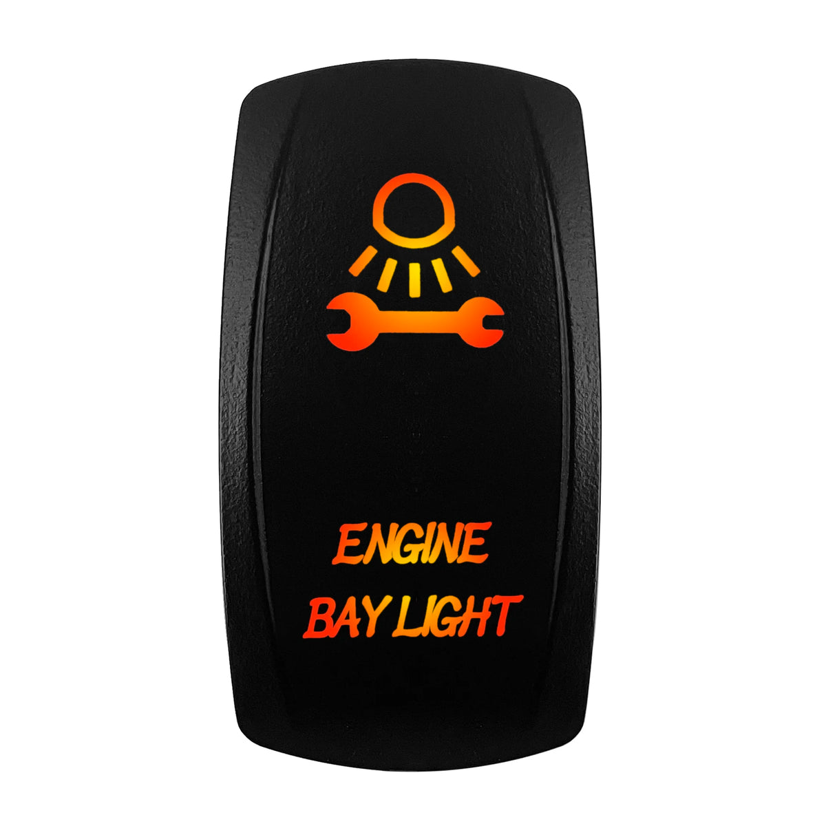 12V-24V Orange Led Rocker Switch Waterproof 20A Amber Light SPST DPDT Toggle Key for Car Boat ATV Camper Motorhome Auto Machine