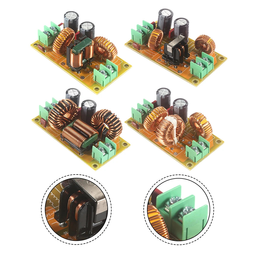 1pc 10/20A DC50V DC LC Filter DC Power Supply Filter Circuit For EMI Electromagnetic Interference Filter  Rectifier Filter Board