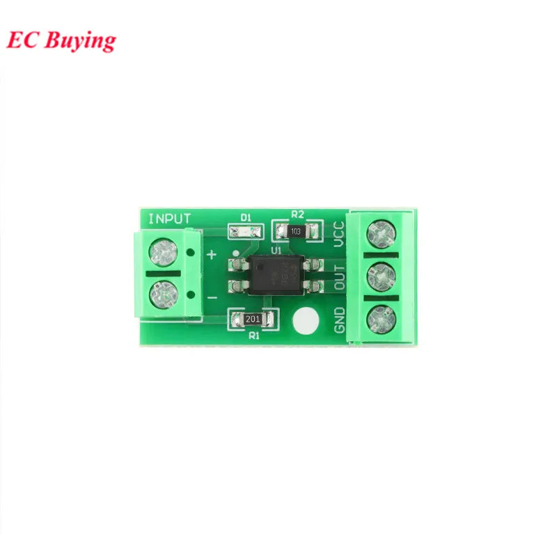 5Pcs/1pc 1 Channel Way Optocoupler Isolation Module 3-5V/12V/24V Photoelectric Isolator Anti-interference PLC Drive Motor Board