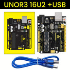 Keyestudio WIFI UNOR3 Development Board ATMEGA16U2/ ATMEGA328P/CP2102 +USB Cable With  Gift Box Compatible With Arduino Uno R3