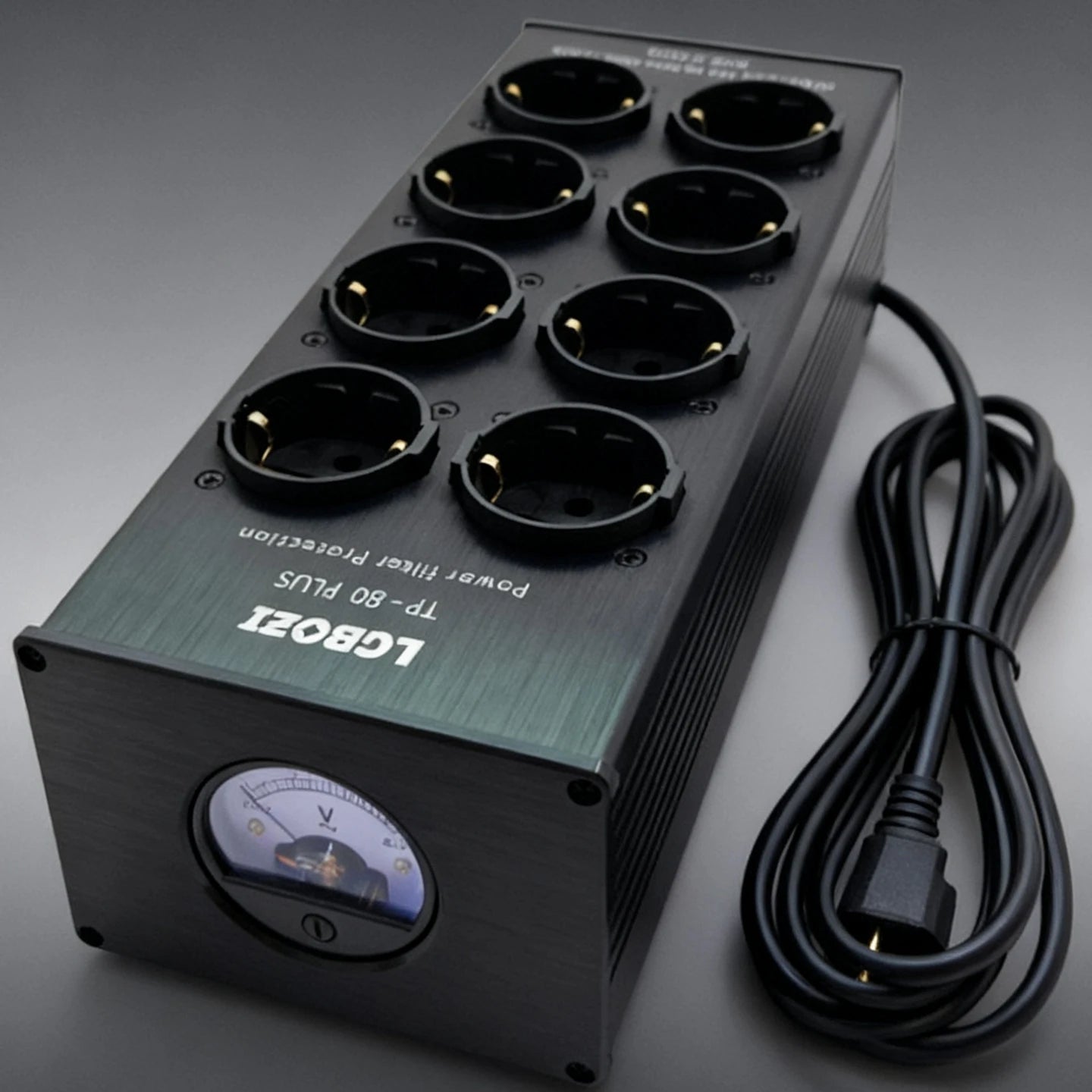 TP80 PLUS HiFi Audio Noise AC Power Filter Conditioner Power Purifier Surge Protection with EU Outlets Power Strip