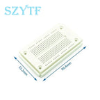 MB-102 MB102 Breadboard 830 Point Solderless PCB Bread Board White/Transparent Test Develop DIY For Arduino