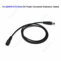 5.5 2.5mm DC Extension Cable 1m 1.5m 2m 3m 5m Jack Plug Connector 5V 12V 24V DC Power Cord For CCTV Camera LED Strip Router