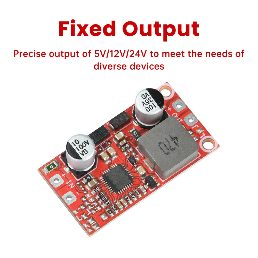 Buck Converter DC-DC 12-100V TO 5V 12V Buck Regulator Step-Down Power Supply Module 3A Low Ripple Voltage Step Down Board