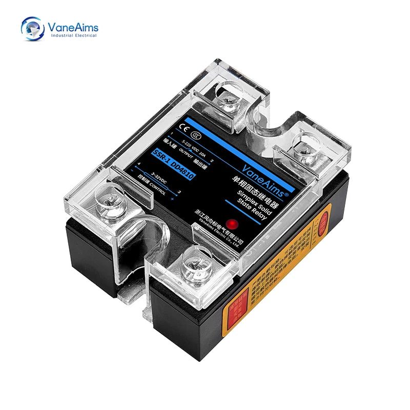 SSR-40DD DD SSR 10A 25A 40A 60A 80A 100A 120A DC control DC Solid State Relay Module for PID Temperature Control