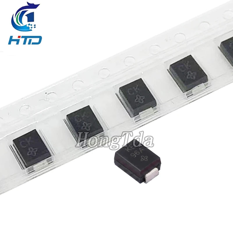 50PCS TVS DIODE SMBJ5.0CA SMBJ6.0CA SMBJ6.5CA SMBJ7.0CA SMBJ7.5CA SMBJ8.0CA SMBJ8.5CA SMBJ9.0CA SMBJ10CA 600W SMB(DO-214AA)