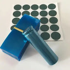100pcs 18650 Lithium Battery Heat Shrink Tube PVC Tubing Film Sleeves Insulation Sheath With 100pcs Gasket Barley Paper