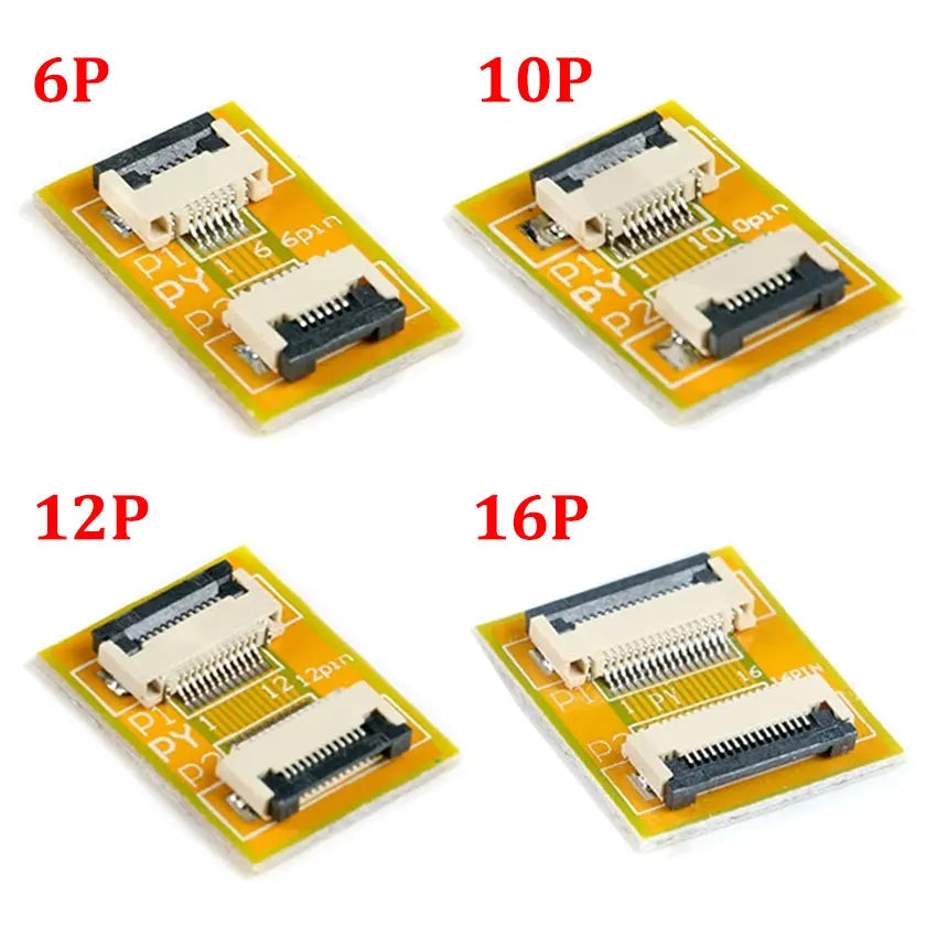1 Pieces FPC FFC Flexible Flat Cable Extension Board Adapter 1.0mm Pitch 4 5 6 8 10 12 14 15 16 22 24 26 28 30~40 Pin Connector