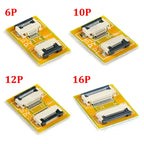 1 Pieces FPC FFC Flexible Flat Cable Extension Board Adapter 1.0mm Pitch 4 5 6 8 10 12 14 15 16 22 24 26 28 30~40 Pin Connector