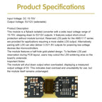 XC7010 Isolated Power Supply Module DC15-70V to 5V 12V Output Reserve LDO With Short Circuit Protection for Industrial Equipment