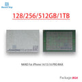 128G/256G 512GB 1TB 1T HDD Storage NAND Memory Flash chip For iPhone 14/15/16 PRO MAX 14pro max mini 256GB 128GB 512GB