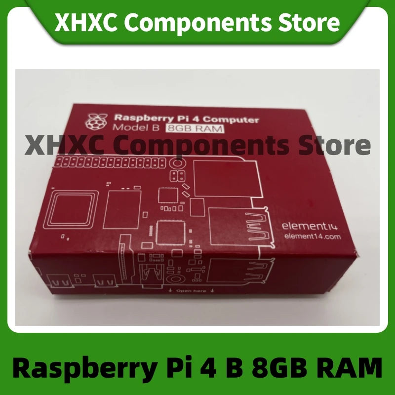New Original Raspberry Pi 4 Model B 8GB/4GB/2GB/1GB RAM Cortex-A72 V8 1.5GHz Support 2.4/5.0 GHz WIFI Bluetooth 5.0 In Stock