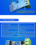 1PCS TTL to RS485 Module 485 to Serial Port UART Level Mutual Transfer Hardware Automatic Flow to the Control Board