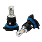 3030 10SMD White/Amber PH24W Canbus DRL for Peugeot 3008 5008 Car LED Daytime Running Light Lamp for Citroen C5 MK2