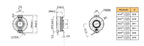 Factory Cheap Price K76 DC5-24v Incremental Encoder up to 32768 Ppr 76.5mm IP50 Protection Hollow Shaft Rotary Encoder