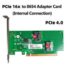 New PLX 88096 PCIe 4.0 5-Slot 5-Card GPU Expansion Backplane Gen4.0 5x PCI-e 4.0 x16 Switch Board SFF-8654 SlimSAS for AI Server